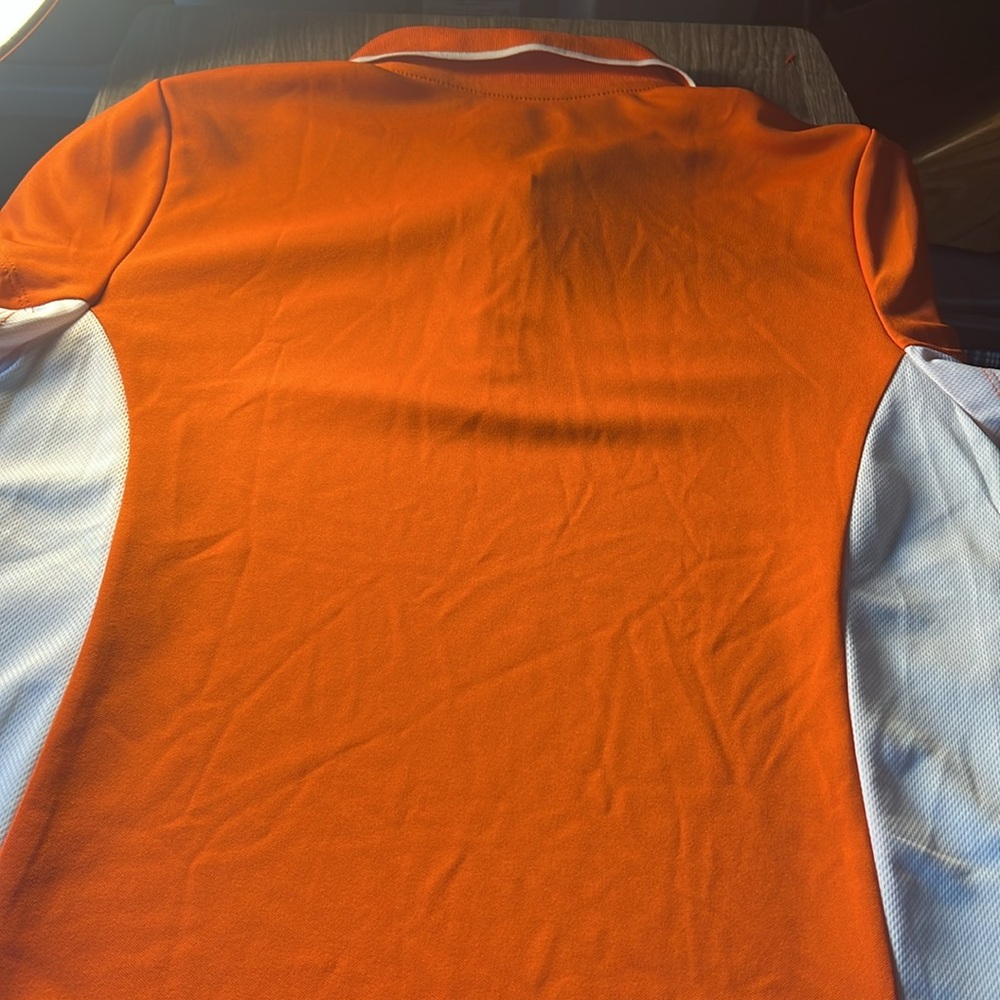 NFL Women’s Broncos Logo Polo Color Orange/White Size Medium - Picture 4 of 4